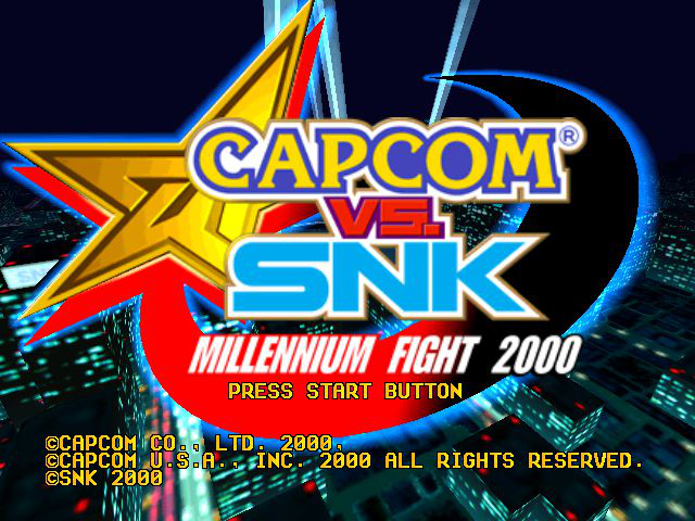 Capcom vs. SNK Title Screen